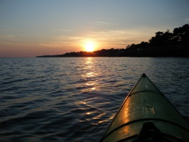 Balade en Kayak au coucher de soleil devant Pornic