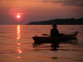 Balade au coucher de soleil avec Kayak Nomade - auteur : Florent Kayak Nomade