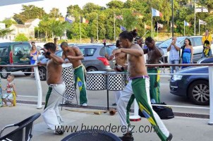 Figures de Capoeira sur le Vieux Port de Pornic