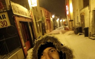 Une nuit de Neige sur Pornic - auteur : David Boursier Nourry