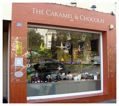 Pornic - 24/04/2012 - A la dcouverte d`une nouvelle boutique  Pornic, Th Caramel et Chocolat 