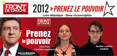 Pornic - 03/05/2012 - Lgislatives 2012, Prsidentielles : consigne de vote du candidat G.Lorthiois, FDG