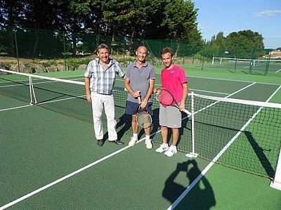 Pornic - 17/08/2013 - Retour aux sources : cration de 2 courts de tennis au golf