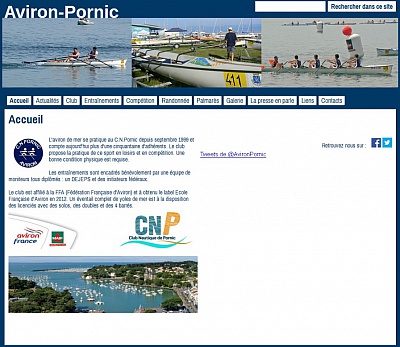 Pornic - 13/12/2013 - Nouveau site rfrenc dans la rubrique Sports : Aviron Pornic