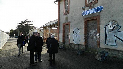 Pornic - 27/01/2014 - La Bernerie en Retz : réhabilitation de l`ancienne gare