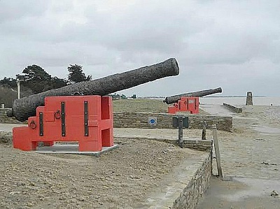 Pornic - 18/03/2014 - La Bernerie-en-Retz  : les canons du Juste de retour  Port Royal