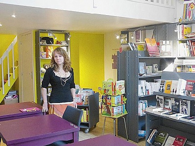 Pornic - 30/06/2014 - La Bernerie-en-Retz : avec sa librairie, Eloïse ose une belle histoire