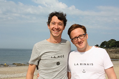 Pornic - 05/07/2014 - Deux Berneriens lancent leur marque de tee-shirts
