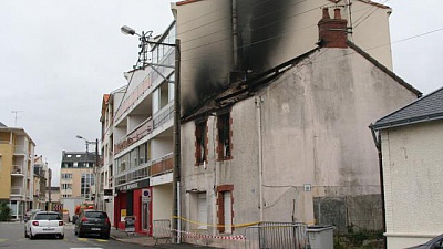 Pornic - 17/07/2014 - Incendie à Saint-Brevin. Le corps d`un homme retrouvé carbonisé 