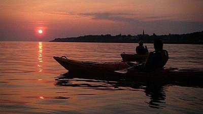 Pornic - 18/07/2014 - Le coucher du soleil en kayak, vendredi 