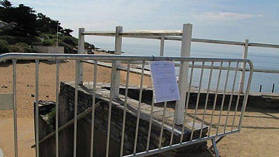 Pornic - 04/08/2014 - La plage de Port-Meleu est rouverte 