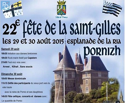Pornic - 26/08/2015 - Le programme de la fête de la Saint-Gilles de ce week-end 