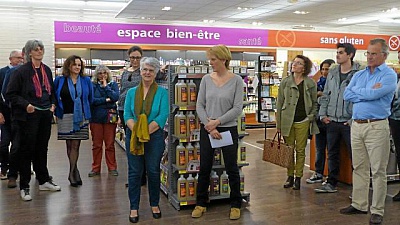 Pornic - 28/04/2016 - Saint Brevin :  L`Eau Vive, magasin spécialisé dans le bio, s`installe 
