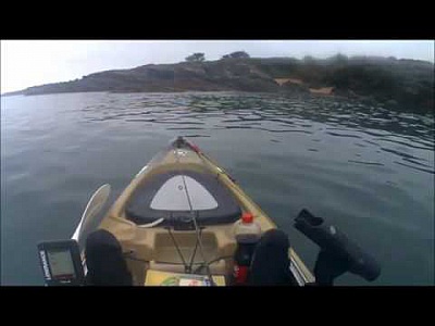 Pornic - 20/10/2016 - Vido : pche en kayak  pornic en Octobre