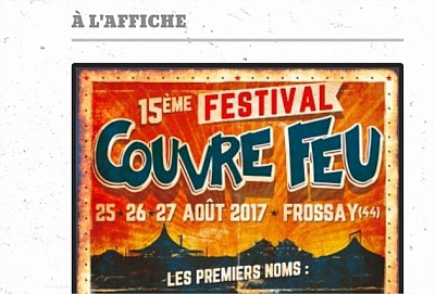 Pornic - 14/02/2017 - Festival Couvre feu : voici les quinze premiers noms...