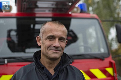 Pornic - 04/10/2017 - Portrait : Sylvain Houiller de Pornic, sapeur-pompier volontaire
