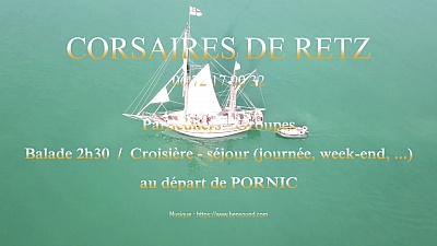 Pornic - 20/09/2018 - Vido : sortie en mer avec les Corsaires de Retz
