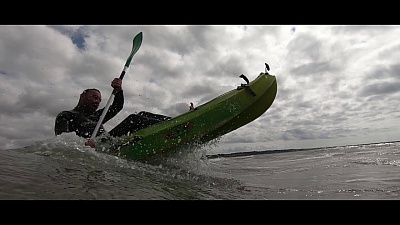 Pornic - 24/09/2018 - Vido : un dpart sportif en Kayak  Saint Brevin
