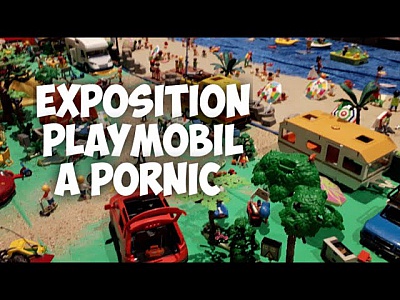 Pornic - 05/08/2019 - Vido : l`exposition Play Mobil  Pornic