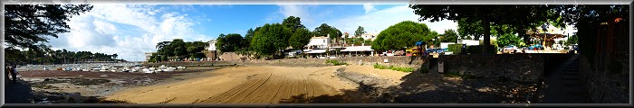 Panoramique : La plage du Château à Pornic